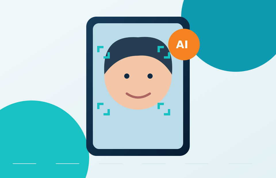 Original vector illustration: AI Selfie Application