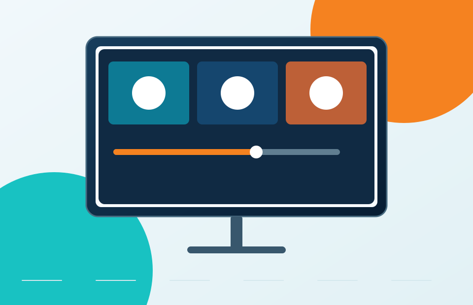 Original vector illustration: MRI APP — Video Control & Management